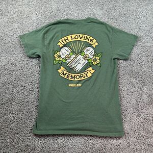 Wheel Bite Shirt Mens Small Broken Board In Loving Memory Skater Skateboarding